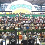 People at a Burchmores Car Auction